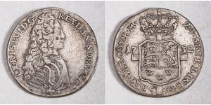 24 Skilling Дания Серебро Кристиан VI (король Дании) (1699 - 1746)