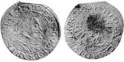 24 Крейцер Ансбах (1398–1792) Срібло Joachim Ernst, Margrave of Brandenburg-Ansbach (1583 – 1625)