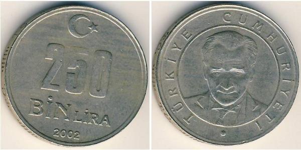 250000 Lira 土耳其 銅/镍 
