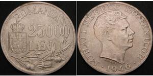 25000 Leu Romania Silver 