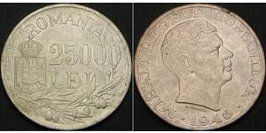 25000 Leu Romania Silver 