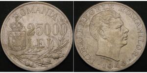 25000 Leu Romania Silver 