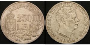 25000 Leu Romania Silver 