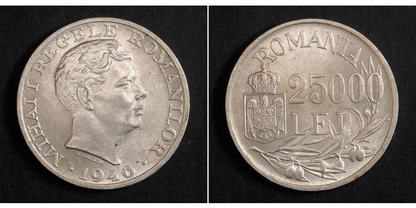 25000 Leu Romania Silver 