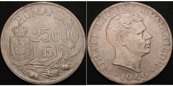 25000 Leu Romania Silver 