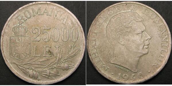 25000 Leu Romania Silver 