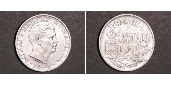 25000 Leu Romania Silver 
