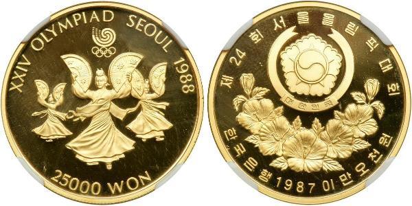 2500 Won Corea del Sud Oro 