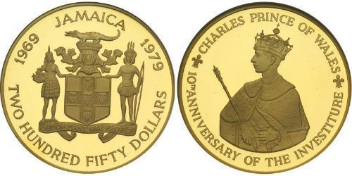 250 Dollar Jamaica (1962 - ) Gold 