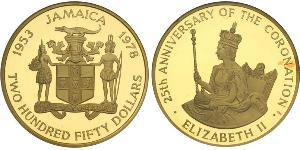 250 Dólar Jamaica (1962 - ) Oro 