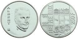 250 Franc Belgique Argent 