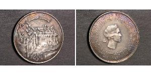 250 Franc Luxemburg Silber 