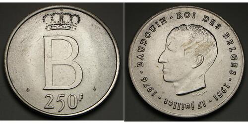 250 Franc Belgium Silver Leopold III of Belgium