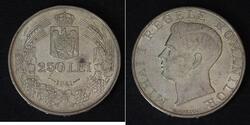 250 Leu Romania Argento 