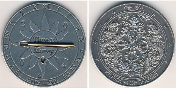 250 Ngultrum 不丹 銀 