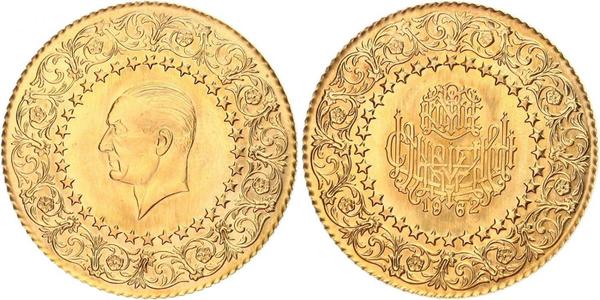 250 Piastre Turkey (1923 - ) Gold Mustafa Kemal Atatürk (1881-1938)