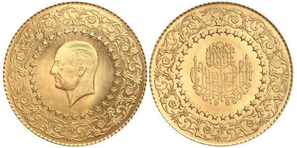 250 Piastre Turkey (1923 - ) Gold Mustafa Kemal Atatürk (1881-1938)