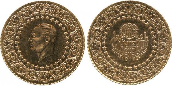 250 Piastre Turquie (1923 - ) Or Mustafa Kemal Atatürk (1881-1938)