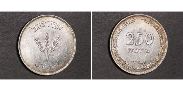 250 Pruta Israël (1948 - ) Cuivre/Nickel 