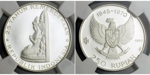 250 Rupia indonesiana Indonesia Argento 