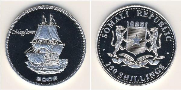 250 Shilling Somalie Argent 
