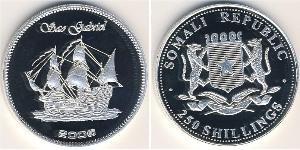 250 Shilling Somalia Argento 