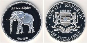 250 Shilling Somalia Argento 