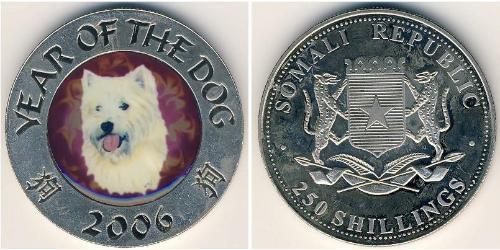 250 Shilling Somalia Kupfer/Nickel 
