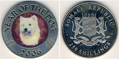 250 Shilling Somalia Kupfer/Nickel 