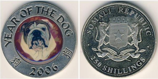 250 Shilling Somalia Kupfer/Nickel 