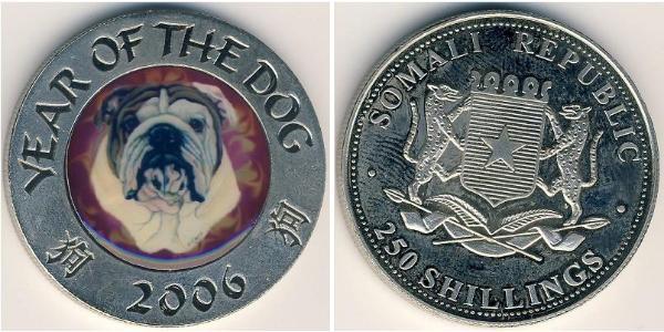 250 Shilling Somalia Kupfer/Nickel 