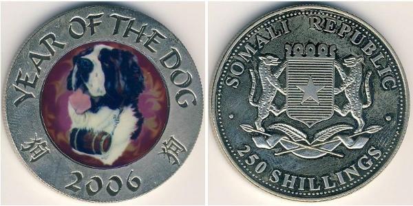 250 Shilling Somalia Kupfer/Nickel 