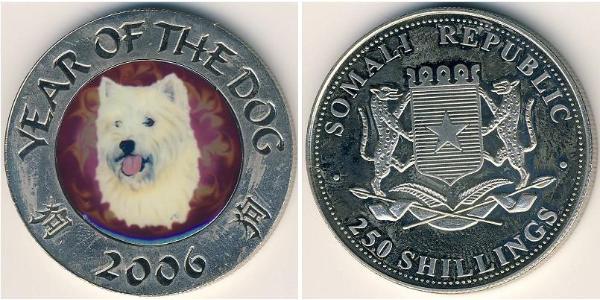 250 Shilling Somalia Kupfer/Nickel 