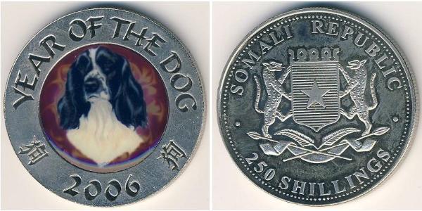 250 Shilling Somalia Kupfer/Nickel 