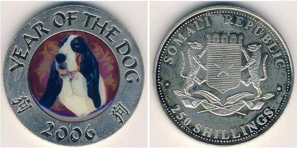 250 Shilling Somalia Kupfer/Nickel 