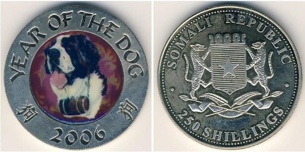 250 Shilling Somalia Kupfer/Nickel 