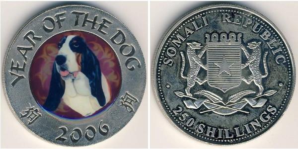 250 Shilling Somalia Kupfer/Nickel 