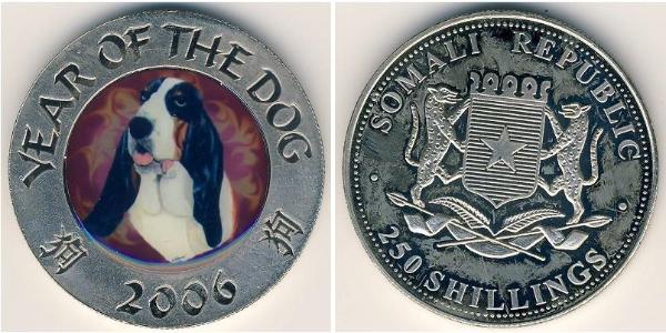 250 Shilling Somalia Kupfer/Nickel 