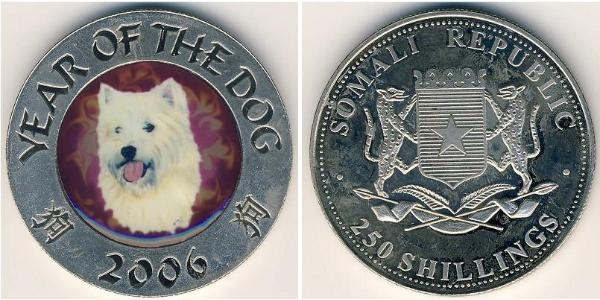 250 Shilling Somalia Rame/Nichel 