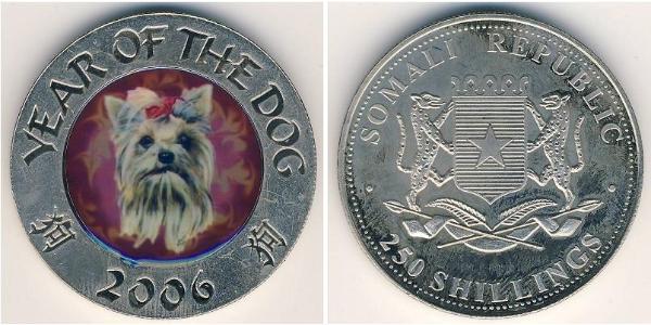 250 Shilling Somalia Rame/Nichel 