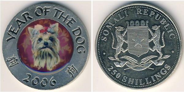 250 Shilling Somalia Rame/Nichel 