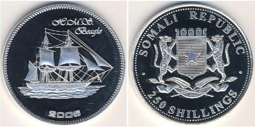 250 Shilling Somalia Silver 