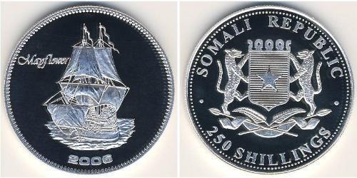 250 Shilling Somalia 銀 
