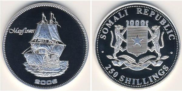 250 Shilling Somalia 銀 