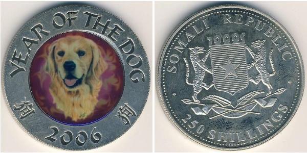 250 Shilling Somalia 銅/镍 
