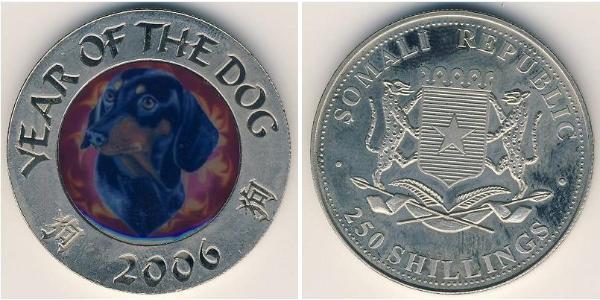 250 Shilling Somalia 銅/镍 