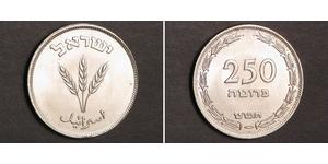 250 Прута Израиль (1948 - ) Никель/Медь 