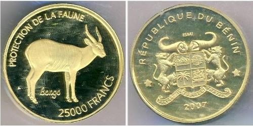 25 000 Франк Бенін Золото 