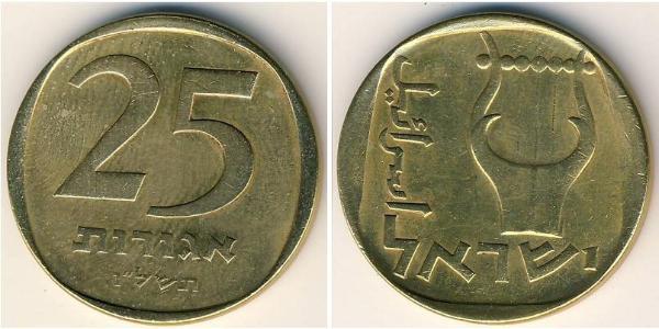25 Agora Israel (1948 - ) 青铜/铝 