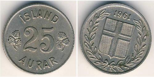 25 Aurar Iceland Copper/Nickel 